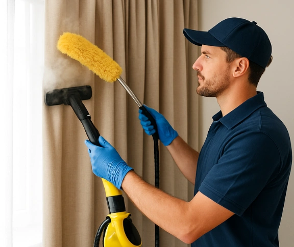 Trusted blind cleaning technician Matty Curtain Cleaning lane-cove-nsw QLD